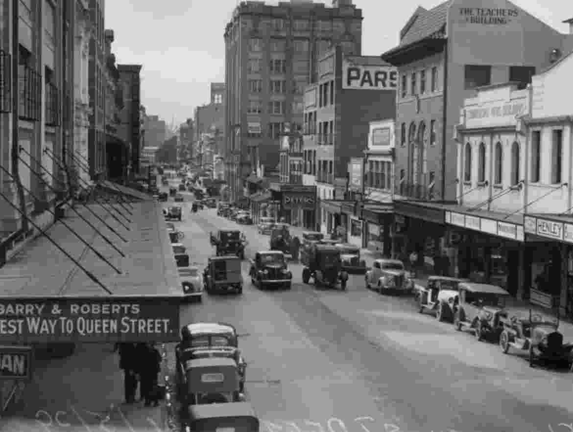 Elizabeth Street, Brisbane, 1939